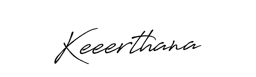 Make a beautiful signature design for name Keeerthana. With this signature (Antro_Vectra_Bolder) style, you can create a handwritten signature for free. Keeerthana signature style 7 images and pictures png