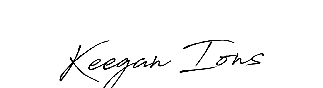 if you are searching for the best signature style for your name Keegan Ions. so please give up your signature search. here we have designed multiple signature styles  using Antro_Vectra_Bolder. Keegan Ions signature style 7 images and pictures png