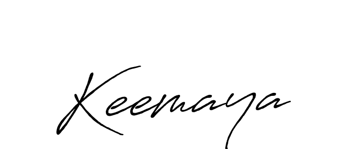 Keemaya stylish signature style. Best Handwritten Sign (Antro_Vectra_Bolder) for my name. Handwritten Signature Collection Ideas for my name Keemaya. Keemaya signature style 7 images and pictures png