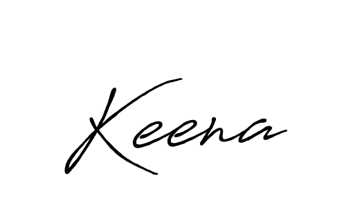 Create a beautiful signature design for name Keena. With this signature (Antro_Vectra_Bolder) fonts, you can make a handwritten signature for free. Keena signature style 7 images and pictures png