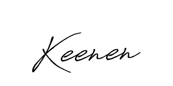 How to make Keenen name signature. Use Antro_Vectra_Bolder style for creating short signs online. This is the latest handwritten sign. Keenen signature style 7 images and pictures png