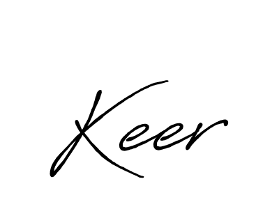Keer stylish signature style. Best Handwritten Sign (Antro_Vectra_Bolder) for my name. Handwritten Signature Collection Ideas for my name Keer. Keer signature style 7 images and pictures png