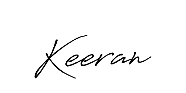Design your own signature with our free online signature maker. With this signature software, you can create a handwritten (Antro_Vectra_Bolder) signature for name Keeran. Keeran signature style 7 images and pictures png
