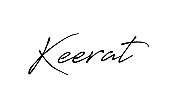 Design your own signature with our free online signature maker. With this signature software, you can create a handwritten (Antro_Vectra_Bolder) signature for name Keerat. Keerat signature style 7 images and pictures png