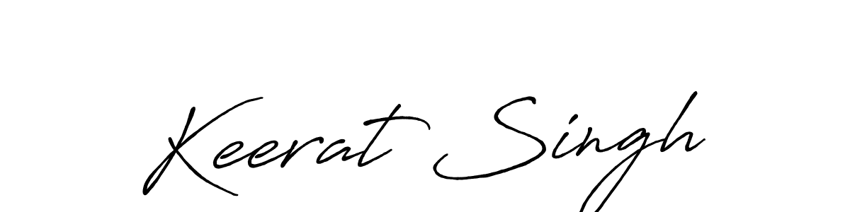 How to make Keerat Singh signature? Antro_Vectra_Bolder is a professional autograph style. Create handwritten signature for Keerat Singh name. Keerat Singh signature style 7 images and pictures png