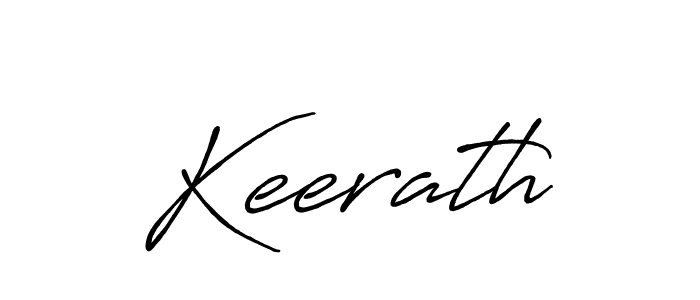 Keerath stylish signature style. Best Handwritten Sign (Antro_Vectra_Bolder) for my name. Handwritten Signature Collection Ideas for my name Keerath. Keerath signature style 7 images and pictures png