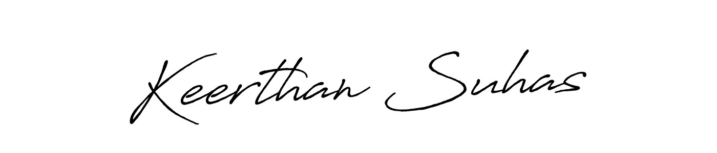 Make a beautiful signature design for name Keerthan Suhas. Use this online signature maker to create a handwritten signature for free. Keerthan Suhas signature style 7 images and pictures png