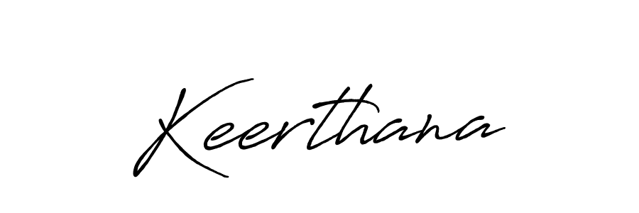 Use a signature maker to create a handwritten signature online. With this signature software, you can design (Antro_Vectra_Bolder) your own signature for name Keerthana. Keerthana signature style 7 images and pictures png