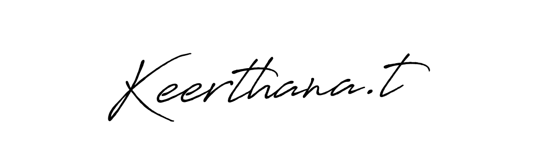 Design your own signature with our free online signature maker. With this signature software, you can create a handwritten (Antro_Vectra_Bolder) signature for name Keerthana.t. Keerthana.t signature style 7 images and pictures png