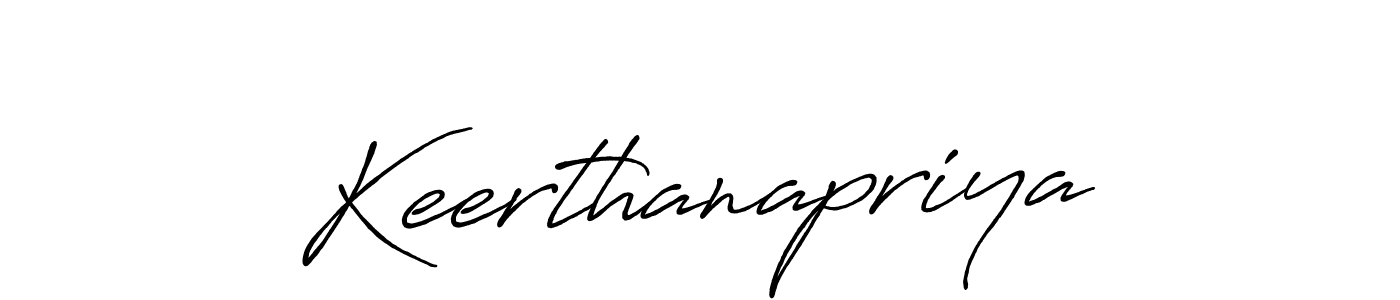 How to make Keerthanapriya signature? Antro_Vectra_Bolder is a professional autograph style. Create handwritten signature for Keerthanapriya name. Keerthanapriya signature style 7 images and pictures png