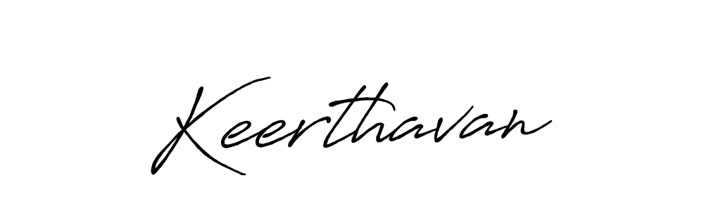 Keerthavan stylish signature style. Best Handwritten Sign (Antro_Vectra_Bolder) for my name. Handwritten Signature Collection Ideas for my name Keerthavan. Keerthavan signature style 7 images and pictures png