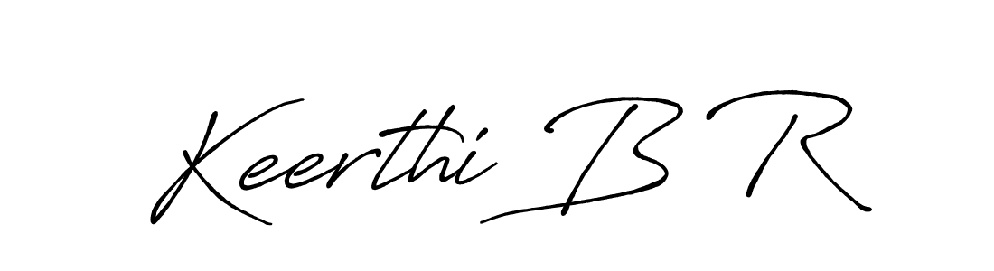 Also You can easily find your signature by using the search form. We will create Keerthi B R name handwritten signature images for you free of cost using Antro_Vectra_Bolder sign style. Keerthi B R signature style 7 images and pictures png