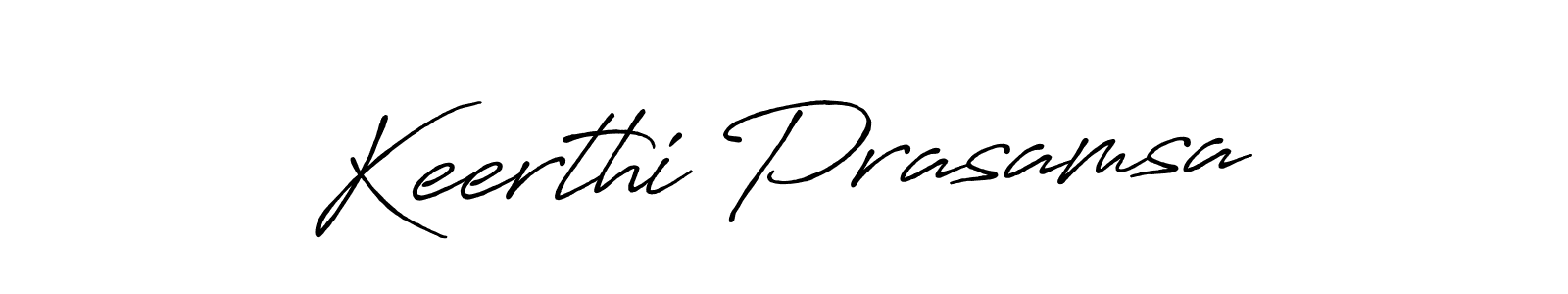 It looks lik you need a new signature style for name Keerthi Prasamsa. Design unique handwritten (Antro_Vectra_Bolder) signature with our free signature maker in just a few clicks. Keerthi Prasamsa signature style 7 images and pictures png