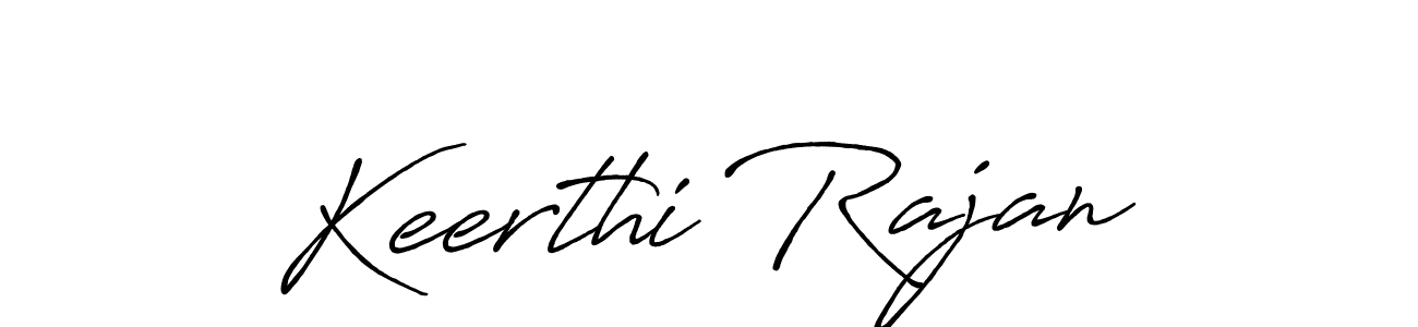 Also we have Keerthi Rajan name is the best signature style. Create professional handwritten signature collection using Antro_Vectra_Bolder autograph style. Keerthi Rajan signature style 7 images and pictures png