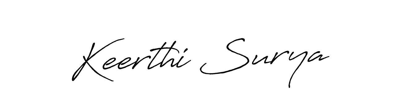 You should practise on your own different ways (Antro_Vectra_Bolder) to write your name (Keerthi Surya) in signature. don't let someone else do it for you. Keerthi Surya signature style 7 images and pictures png