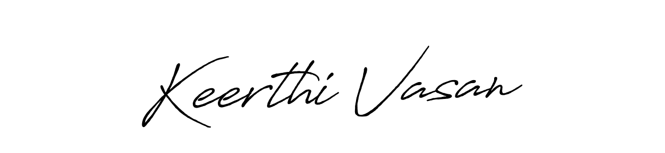 The best way (Antro_Vectra_Bolder) to make a short signature is to pick only two or three words in your name. The name Keerthi Vasan include a total of six letters. For converting this name. Keerthi Vasan signature style 7 images and pictures png