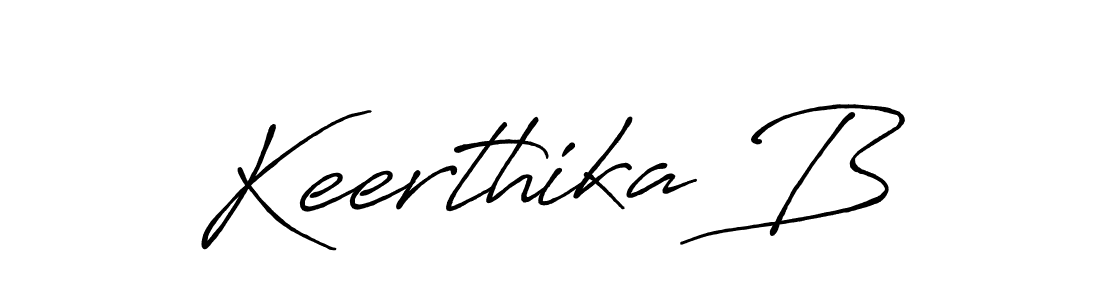 Similarly Antro_Vectra_Bolder is the best handwritten signature design. Signature creator online .You can use it as an online autograph creator for name Keerthika B. Keerthika B signature style 7 images and pictures png