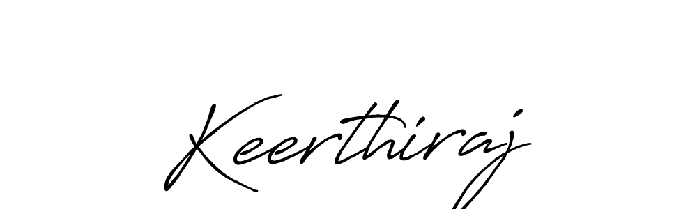 Use a signature maker to create a handwritten signature online. With this signature software, you can design (Antro_Vectra_Bolder) your own signature for name Keerthiraj. Keerthiraj signature style 7 images and pictures png