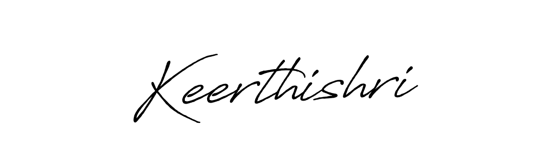 Use a signature maker to create a handwritten signature online. With this signature software, you can design (Antro_Vectra_Bolder) your own signature for name Keerthishri. Keerthishri signature style 7 images and pictures png