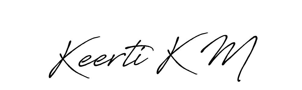 Once you've used our free online signature maker to create your best signature Antro_Vectra_Bolder style, it's time to enjoy all of the benefits that Keerti K M name signing documents. Keerti K M signature style 7 images and pictures png