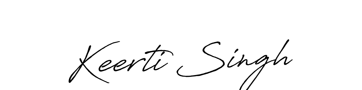 The best way (Antro_Vectra_Bolder) to make a short signature is to pick only two or three words in your name. The name Keerti Singh include a total of six letters. For converting this name. Keerti Singh signature style 7 images and pictures png