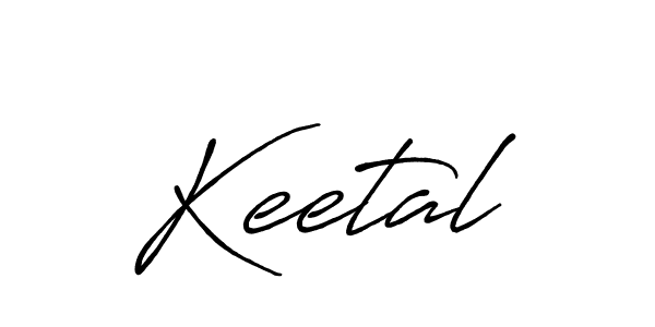 Make a beautiful signature design for name Keetal. With this signature (Antro_Vectra_Bolder) style, you can create a handwritten signature for free. Keetal signature style 7 images and pictures png