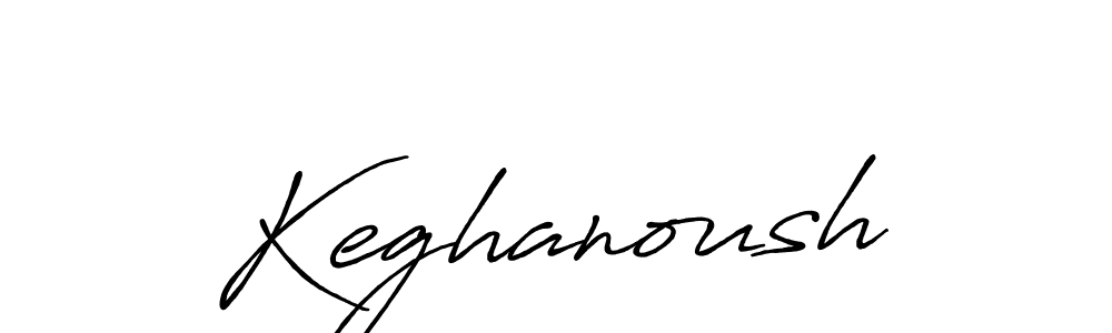 Make a beautiful signature design for name Keghanoush. With this signature (Antro_Vectra_Bolder) style, you can create a handwritten signature for free. Keghanoush signature style 7 images and pictures png