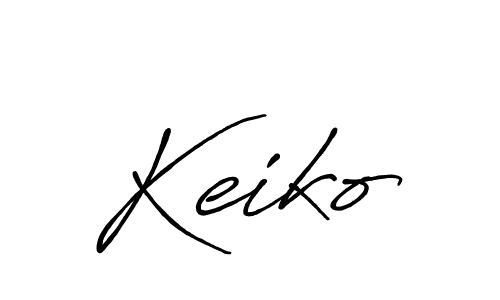 Keiko stylish signature style. Best Handwritten Sign (Antro_Vectra_Bolder) for my name. Handwritten Signature Collection Ideas for my name Keiko. Keiko signature style 7 images and pictures png