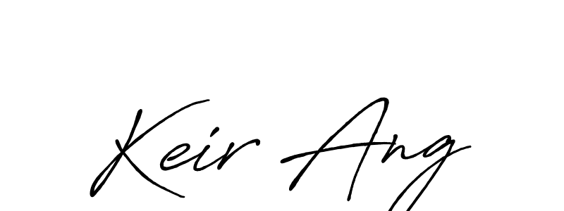 How to make Keir Ang name signature. Use Antro_Vectra_Bolder style for creating short signs online. This is the latest handwritten sign. Keir Ang signature style 7 images and pictures png