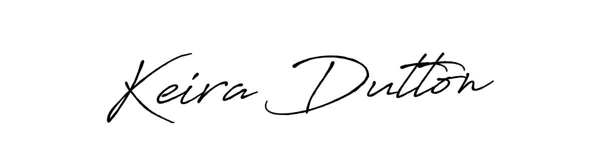 Create a beautiful signature design for name Keira Dutton. With this signature (Antro_Vectra_Bolder) fonts, you can make a handwritten signature for free. Keira Dutton signature style 7 images and pictures png