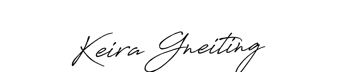 You should practise on your own different ways (Antro_Vectra_Bolder) to write your name (Keira Gneiting) in signature. don't let someone else do it for you. Keira Gneiting signature style 7 images and pictures png