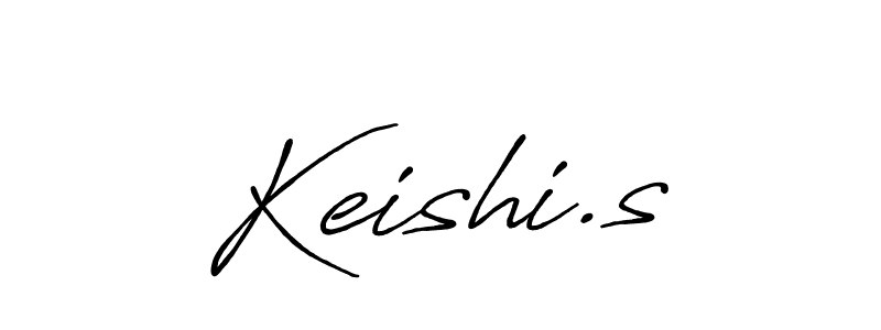 The best way (Antro_Vectra_Bolder) to make a short signature is to pick only two or three words in your name. The name Keishi.s include a total of six letters. For converting this name. Keishi.s signature style 7 images and pictures png