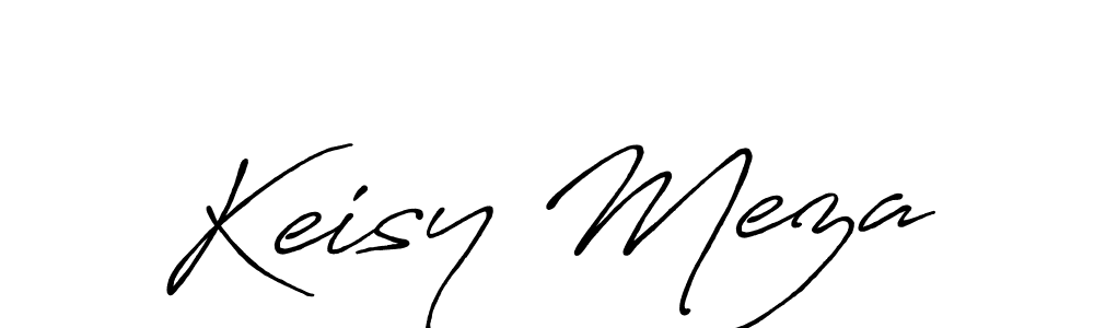 Use a signature maker to create a handwritten signature online. With this signature software, you can design (Antro_Vectra_Bolder) your own signature for name Keisy Meza. Keisy Meza signature style 7 images and pictures png