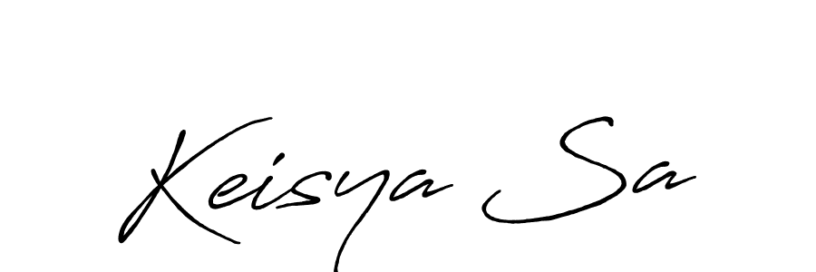 How to make Keisya Sa signature? Antro_Vectra_Bolder is a professional autograph style. Create handwritten signature for Keisya Sa name. Keisya Sa signature style 7 images and pictures png