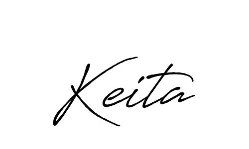 Use a signature maker to create a handwritten signature online. With this signature software, you can design (Antro_Vectra_Bolder) your own signature for name Keita. Keita signature style 7 images and pictures png