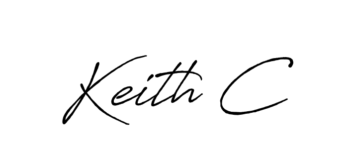 Use a signature maker to create a handwritten signature online. With this signature software, you can design (Antro_Vectra_Bolder) your own signature for name Keith C. Keith C signature style 7 images and pictures png