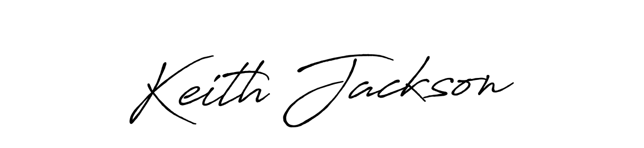 Keith Jackson stylish signature style. Best Handwritten Sign (Antro_Vectra_Bolder) for my name. Handwritten Signature Collection Ideas for my name Keith Jackson. Keith Jackson signature style 7 images and pictures png