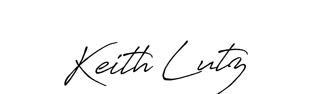 How to make Keith Lutz name signature. Use Antro_Vectra_Bolder style for creating short signs online. This is the latest handwritten sign. Keith Lutz signature style 7 images and pictures png