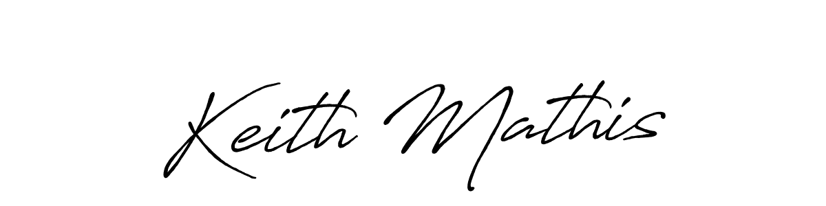 Design your own signature with our free online signature maker. With this signature software, you can create a handwritten (Antro_Vectra_Bolder) signature for name Keith Mathis. Keith Mathis signature style 7 images and pictures png