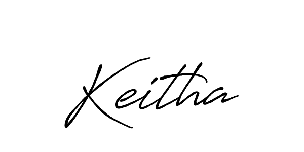 Create a beautiful signature design for name Keitha. With this signature (Antro_Vectra_Bolder) fonts, you can make a handwritten signature for free. Keitha signature style 7 images and pictures png