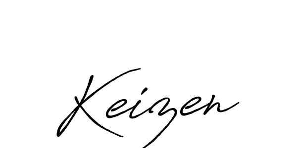 Make a beautiful signature design for name Keizen. With this signature (Antro_Vectra_Bolder) style, you can create a handwritten signature for free. Keizen signature style 7 images and pictures png