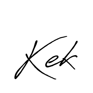 Design your own signature with our free online signature maker. With this signature software, you can create a handwritten (Antro_Vectra_Bolder) signature for name Kek. Kek signature style 7 images and pictures png