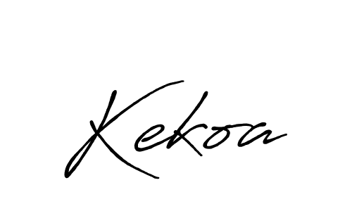 Kekoa stylish signature style. Best Handwritten Sign (Antro_Vectra_Bolder) for my name. Handwritten Signature Collection Ideas for my name Kekoa. Kekoa signature style 7 images and pictures png