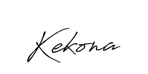 Use a signature maker to create a handwritten signature online. With this signature software, you can design (Antro_Vectra_Bolder) your own signature for name Kekona. Kekona signature style 7 images and pictures png