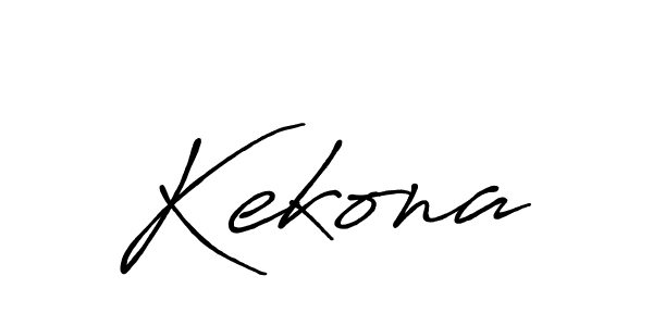 Design your own signature with our free online signature maker. With this signature software, you can create a handwritten (Antro_Vectra_Bolder) signature for name Kekona. Kekona signature style 7 images and pictures png