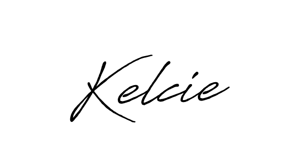 Design your own signature with our free online signature maker. With this signature software, you can create a handwritten (Antro_Vectra_Bolder) signature for name Kelcie. Kelcie signature style 7 images and pictures png