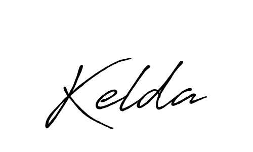 Make a beautiful signature design for name Kelda. With this signature (Antro_Vectra_Bolder) style, you can create a handwritten signature for free. Kelda signature style 7 images and pictures png