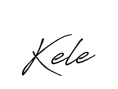 Create a beautiful signature design for name Kele. With this signature (Antro_Vectra_Bolder) fonts, you can make a handwritten signature for free. Kele signature style 7 images and pictures png