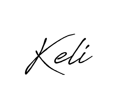 Use a signature maker to create a handwritten signature online. With this signature software, you can design (Antro_Vectra_Bolder) your own signature for name Keli. Keli signature style 7 images and pictures png