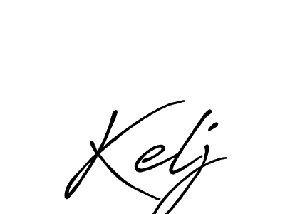 Create a beautiful signature design for name Kelj. With this signature (Antro_Vectra_Bolder) fonts, you can make a handwritten signature for free. Kelj signature style 7 images and pictures png